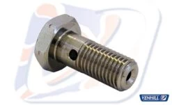 M8x1.00 HEX SINGLE BANJO BOLT, CHROME