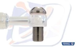 M8x1.00 DOMED SINGLE BANJO BOLT, CHROME