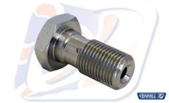 1/8 BSP HEX SINGLE BANJO BOLT, CHROME