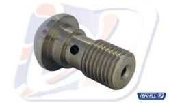3/8" UNF DOMED SINGLE BANJO BOLT S/S