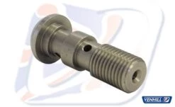 3/8" UNF DOMED DOUBLE BANJO BOLT S/S