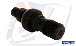 M10x1.25 SINGLE BLEED BANJO BOLT, BLACK