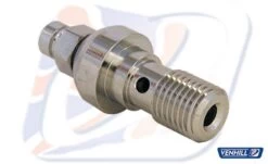 3/8"UNF DOMED SINGLE BLEED BOLT CHROME