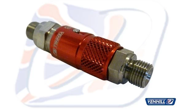 MALE TO MALE Q.R. COUPLING, TITANIUM - Image 2