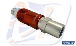 FEMALE TO MALE Q.R. COUPLING, ALUMINIUM