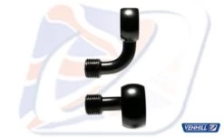 M10 90° BANJO, BLACK