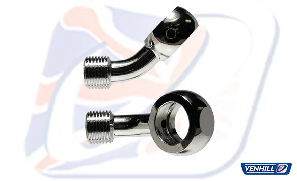 M10 45° BANJO, CHROME