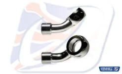 M10 BANJO 45° UP + 25° RIGHT, CHROME