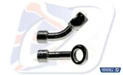 M8 45° BANJO, CHROME