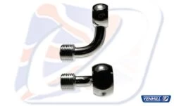 M8 90° BANJO, CHROME