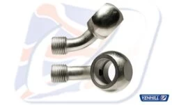 7/16" 45° BANJO FOR HARLEY, STAINLESS