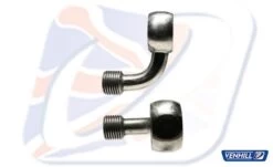 7/16" 90° BANJO FOR HARLEY, STAINLESS