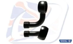 M10 BANJO 90° + 20° LEFT BEND, BLACK