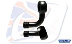 M10 BANJO 90° + 20° RIGHT BEND, BLACK