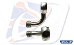 M10 90° LONG NECK BANJO, STAINLESS