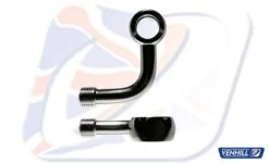 M10 90° LONG SIDE BEND BANJO, CHROME