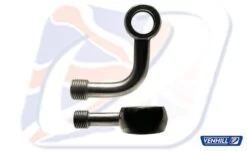 M10 90° LONG SIDE BEND BANJO, STAINLESS