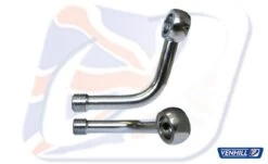 M10 BANJO, LONG 75° + 15° RIGHT, CHROME