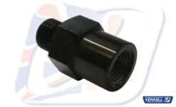 3/8 UNF FEMALE CONCAVE ADAPTER, BLACK
