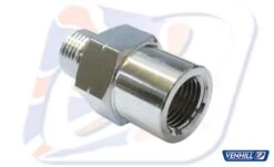 3/8 UNF FEMALE CONCAVE ADAPTER, CHROME