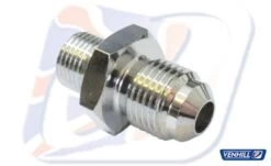7/16 X 24 MALE CONVEX ADAPTOR, CHROME