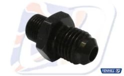 7/16 X 22 MALE CONVEX ADAPTOR, BLACK