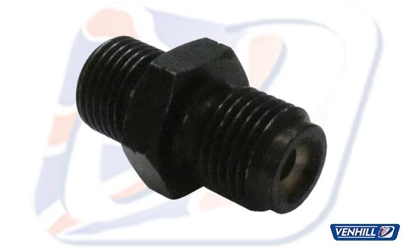 3/8 UNF MALE CONCAVE ADAPTOR, BLACK