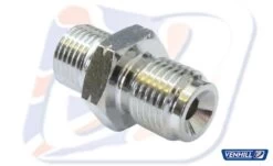 3/8 UNF MALE CONCAVE ADAPTOR, CHROME