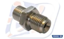 3/8 UNF MALE CONCAVE ADAPTOR, STAINLESS