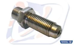 3/8 UNF MALE BULKHEAD ADAPTOR, STAINLESS