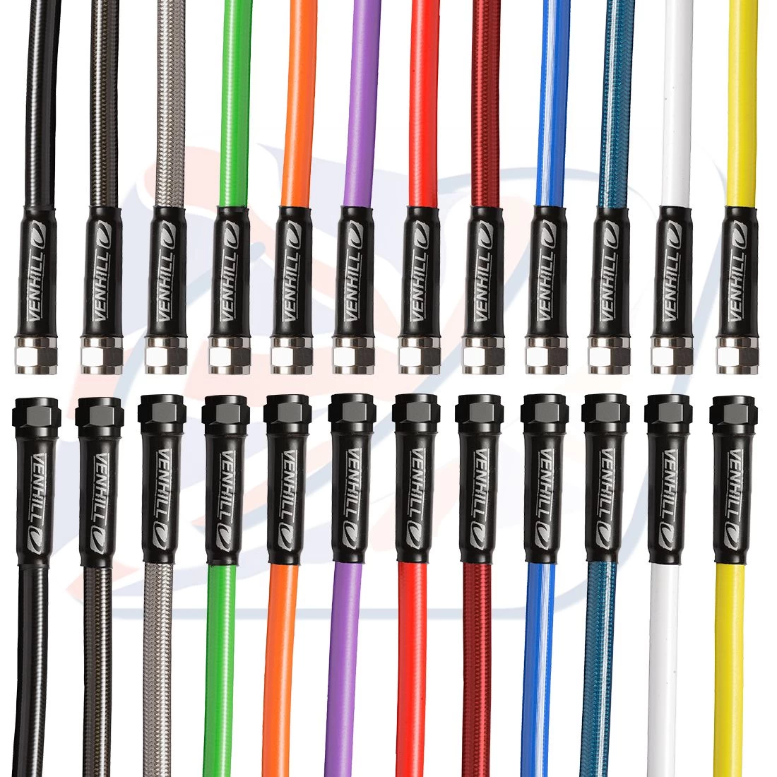 550mm LINE WITH 1/8 BSP SWIVEL NUTS