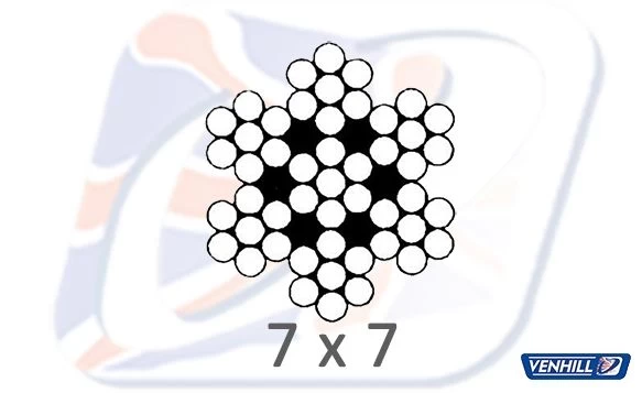 2mm 7x7 GALVANISED WIRE ROPE (Per M) - Image 3