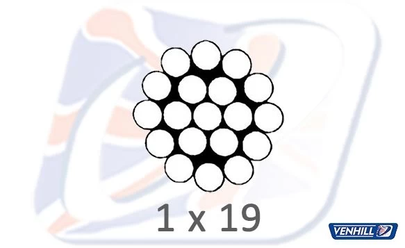 5 Mm O.D.1 X 19 GALVANISED WIRE STRAND - Image 3