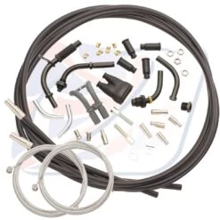 UNIVERSAL TWIN THROTTLE CABLE KIT 2.35m