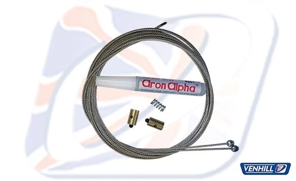 HD THROTTLE CABLE KIT, BRAIDED. PUSH FIT - Image 3