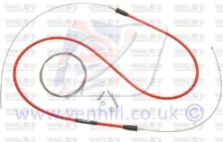 ROTAX MAX THROTTLE CABLE - RED